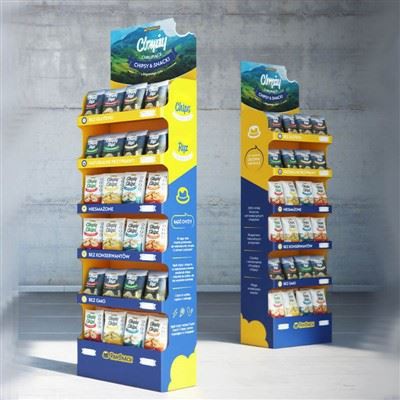 Cardboard Floor Display Stands