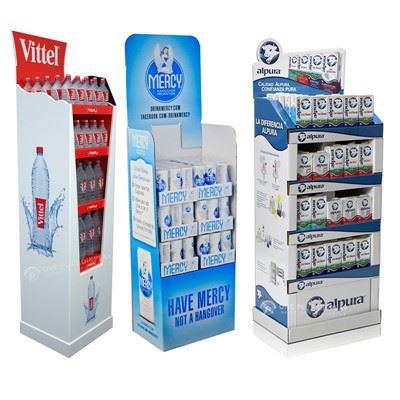 Beverage Cardboard Display Stand